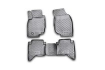 Toyota Hilux 2006–2015 (2011-2015) Gumové autokoberce do interiéru (sada 4 ks, Novline) fotografie 1