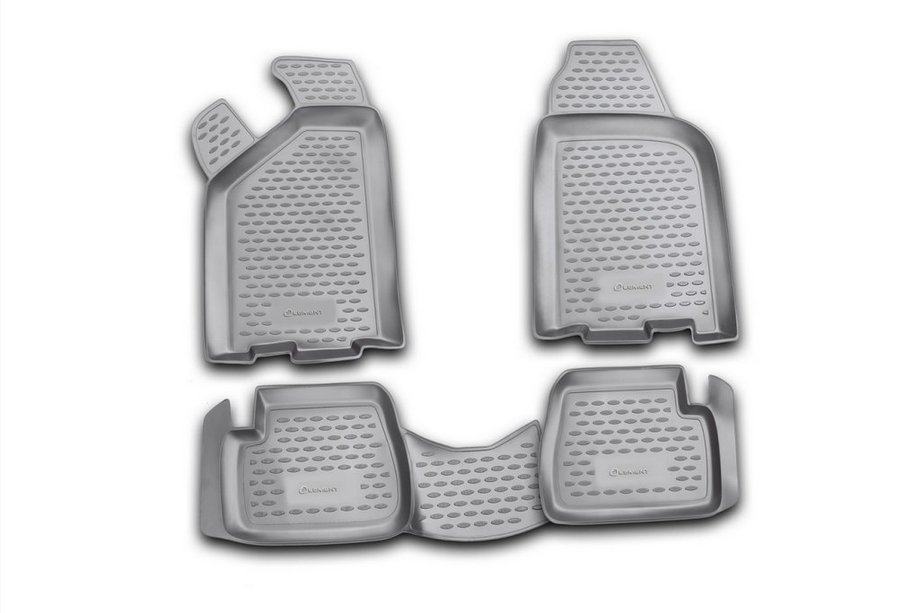 VAZ 2110-21115 1995–2015 (2114) Gumové koberce do interiéru (4 ks, Novline) Image