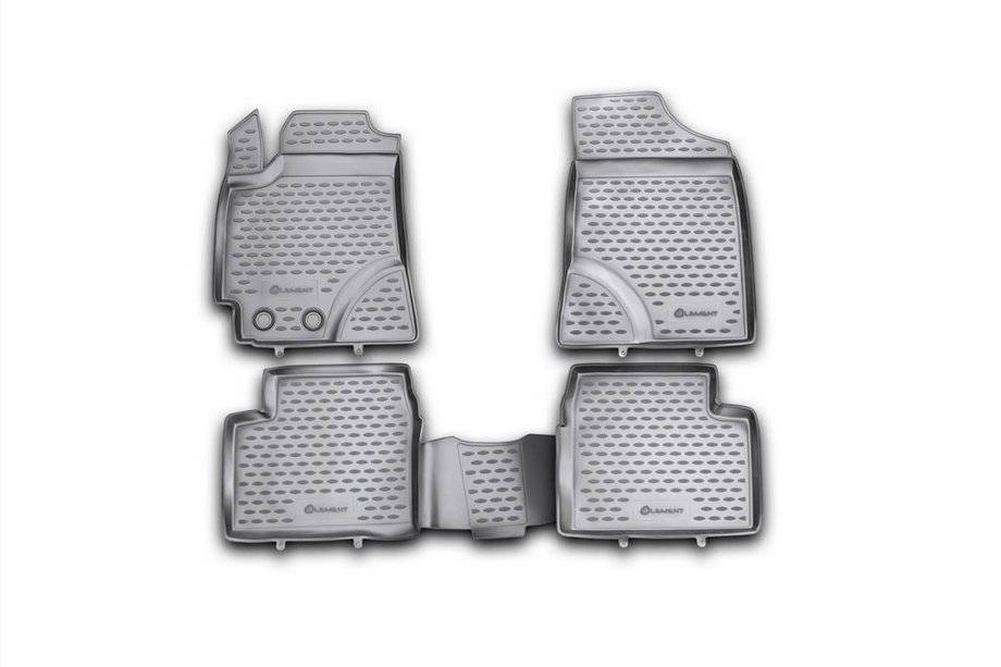 Geely Emgrand EC7 2009– Gumové autokoberce do interiéru (4 ks, Novline) Fotografie 1
