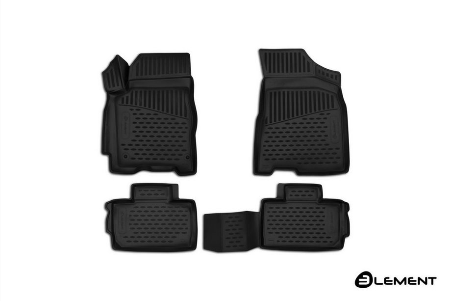 Daewoo Gentra 2013– 3D gumové autokoberce do interiéru (4 ks, Novline) – varianta 1 Image