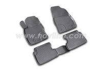 Ford Focus II 2005–2008 Gumové autokoberce do interiéru (4 ks, Novline) Varianta 1 fotografie 1