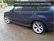 BMW X5 E53 1999–2006 Boční prahy Performance (2 ks, k lakování) fotografie 1