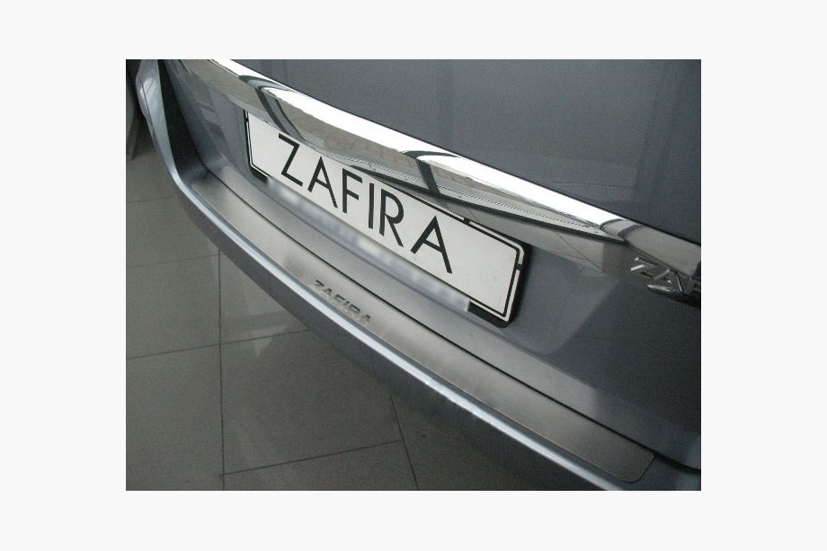 Opel Zafira B 2005–2011 Nerezová lišta zadního nárazníku Natanika Image