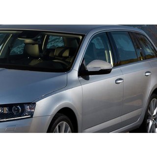 Chromové kryty zpětných zrcátek (2 ks, nerez) Skoda Octavia III A7 2013–2019 fotografie 4