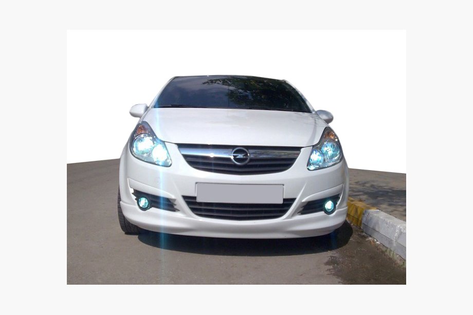 Opel Corsa D 2007–2014 Přední spodní nástavec nárazníku (k lakování) Fotografie 1