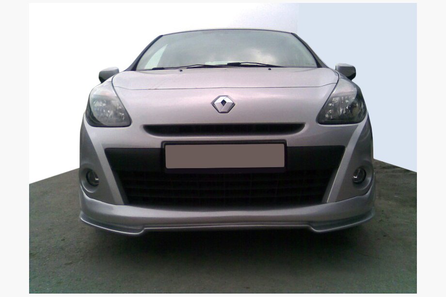 Renault Clio III 2005–2012 Lip spoiler předního nárazníku V2 (k lakování) Image