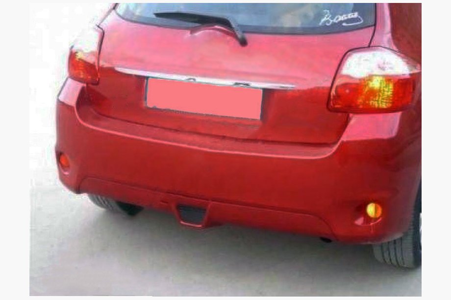 Toyota Auris 2007–2012 Nástavec zadního nárazníku (k lakování) Image
