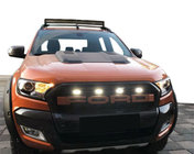 Ford Ranger 2011–2022 Přední maska chladiče s LED V2 Černá fotografie 1
