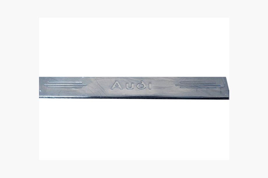 Audi A4 B7 2004–2008 Chromové lišty prahů (4 ks, Carmos) Fotografie 1