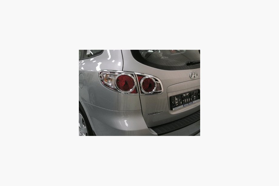 Hyundai Santa Fe 2 2006–2012 Chromové kryty brzdových světel (2 ks, plast) Image
