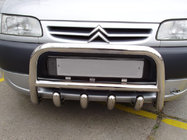 Peugeot Partner 1996–2008 Přední nerezový ochranný rám (kengur) QT006 60 mm fotografie 1