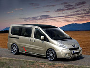 Fiat Scudo 2007–2015 Boční trubky BB002 (2 ks, nerez) 60 mm, krátký rozvor fotografie 2