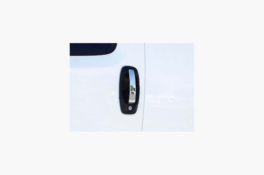 Fiat Fiorino/Qubo 2008–2024 Chromový paket na kliky dveří (5 ks, nerez) Image