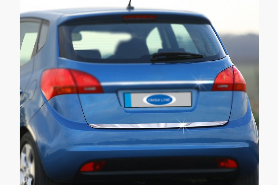 Kia Venga 2010–2019 Nerezová lišta na hranu víka kufru Fotografie 5