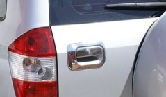 Chery Tiggo 1 2005–2016 Nerezový kryt zadní kliky fotografie 1