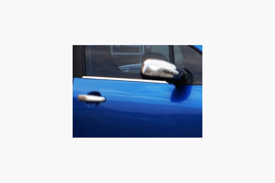 Peugeot 307 2001–2008 Vnější ozdobné lišty oken (4 ks, nerez) Fotografie 2