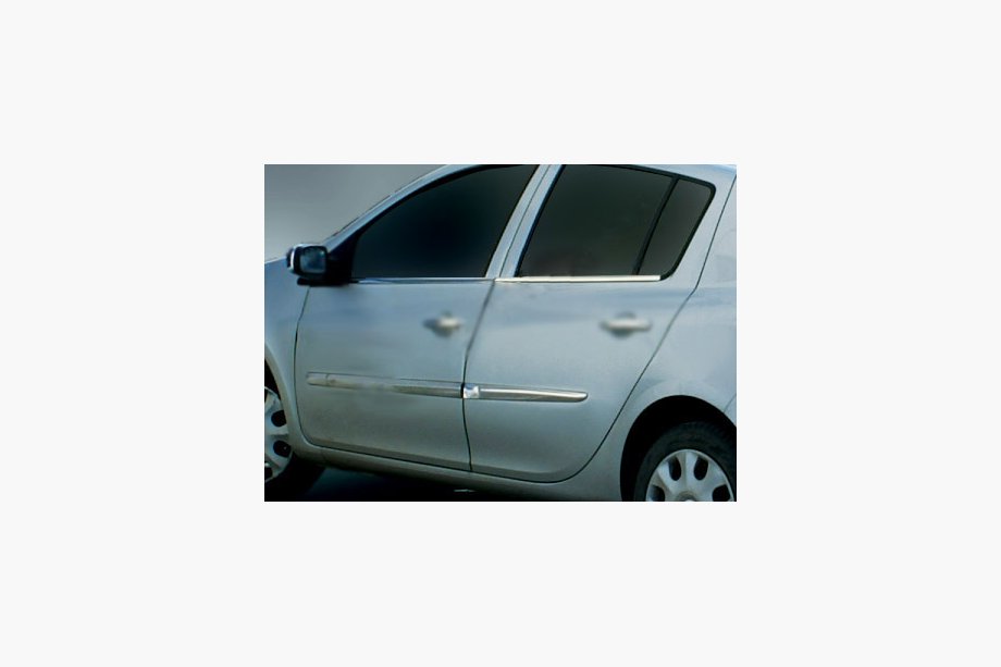 Renault Clio III 2005–2012 Nerezové lišty na dveře (4 ks) Image
