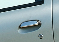 Renault Megane I 1996–2004 Chromové kryty klik dveří (4 ks, nerez) 2 ks, Carmos - turecká ocel fotografie 1