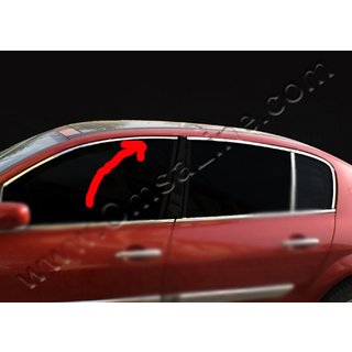 Horní okenní lišty (HB, 6 ks, nerez) Renault Megane III 2009–2016 fotografie 2