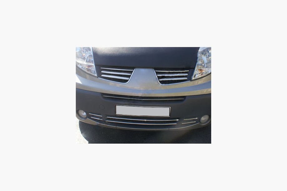 Opel Vivaro 2001–2015 Chromové kryty spodní mřížky 2007-2013 (6 ks, nerez) Image