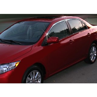 Horní lišty oken (4 ks, nerez) Toyota Corolla 2007–2013 fotografie 2