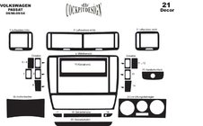 Volkswagen Passat B5 1997–2005 Kryty palubní desky 96-04 Titan fotografie 5