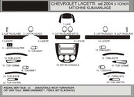 Chevrolet Lacetti 2003–2024 Kryty na palubní desku Hatchback (Hartman) Hliník fotografie 1