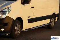 Opel Movano 2010–2021 Boční trubky BB002 (2 ks, nerez) fotografie 3