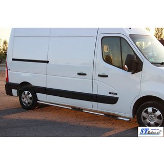 Boční trubky BB002 (2 ks, nerez) Opel Movano 2010–2021 fotografie 4