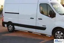 Opel Movano 2010–2021 Boční trubky BB002 (2 ks, nerez) fotografie 4