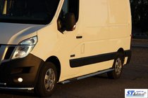 Nissan NV400 2010–2024 Boční trubky BB002 (2 ks, nerez) fotografie 10