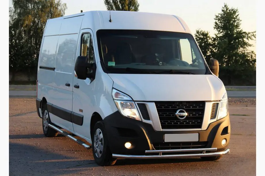 Nissan NV400 2010–2024 Přední ochranný rám ST016 (nerez) Image
