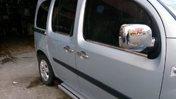 Renault Kangoo 2008–2020 Vnější ozdobné lišty oken (4 ks, nerez) 2 ks, Carmos - turecká ocel fotografie 1
