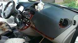 Renault Kangoo 2008–2020 Kryty palubní desky Hliník fotografie 3