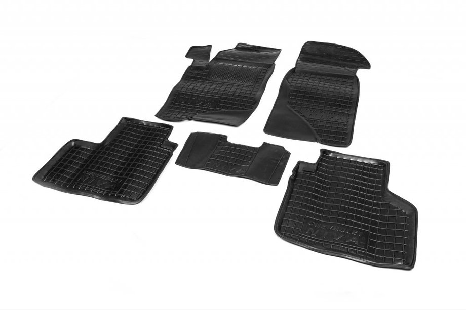 Chevrolet Niva 1998–2020 Gumové autokoberce s vysokým okrajem (Autogumm) Image