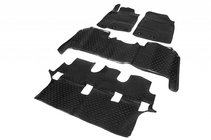 Toyota Land Cruiser 200 2007–2021 Gumové autokoberce do interiéru (Novline, 2012-2015) fotografie 1