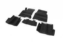 Nissan Qashqai 2010–2014 Gumové autokoberce s vysokým okrajem (Autogumm) fotografie 1