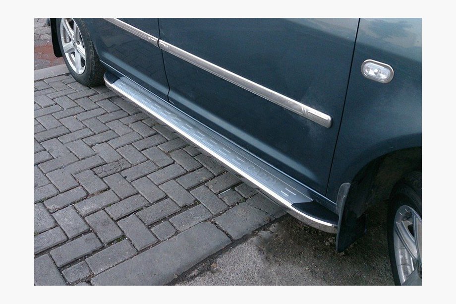 Volkswagen Caddy 2004–2010 Boční nášlapy Omsa MSline (2 ks, hliník) Image