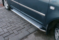 Volkswagen Caddy 2004–2010 Boční nášlapy Omsa MSline (2 ks, hliník) fotografie 1