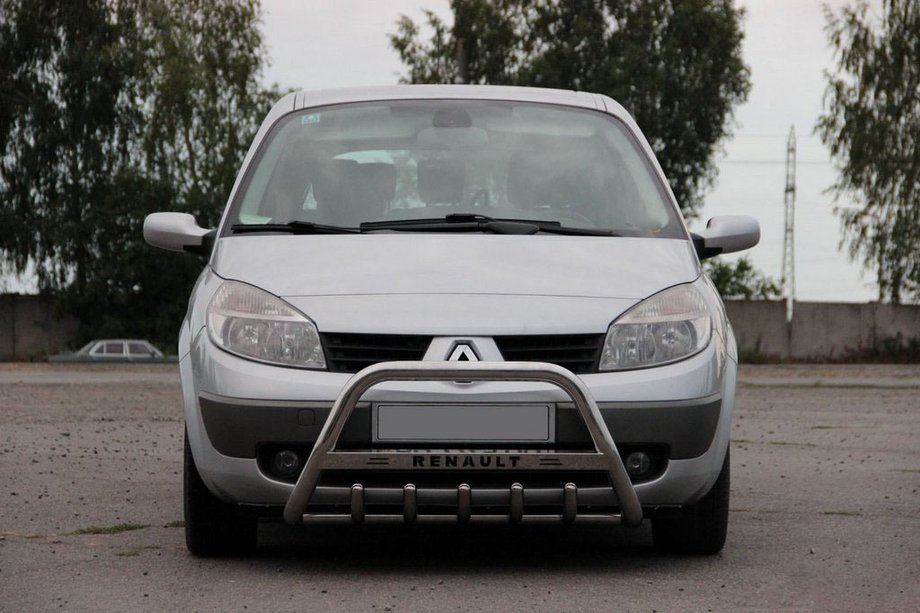 Renault Scenic/Grand 2003–2009 Přední ochranný rám WT004 (nerez) Image