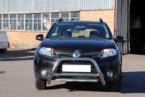 Dacia Sandero 2013–2020 Přední nerezový ochranný rám WT006 fotografie 5