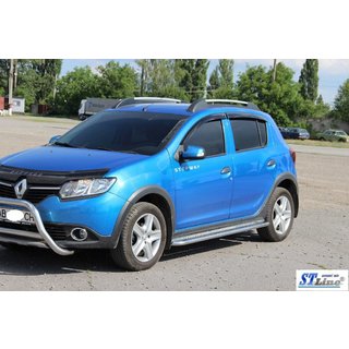 Boční nášlapy KB001 (nerez) Dacia Sandero 2013–2020 fotografie 4