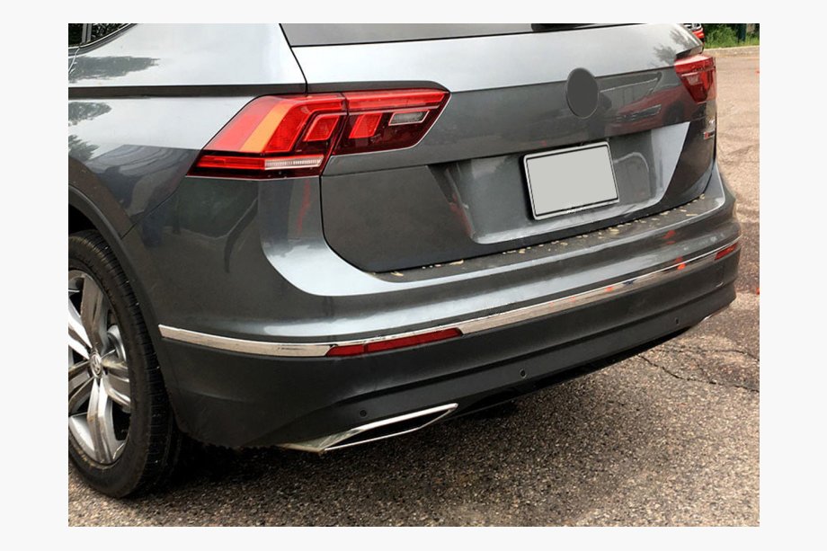 Volkswagen Tiguan 2016–2023 Kryty hran nárazníku 2016-2020 (3 ks, nerez) Image