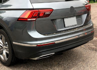 Volkswagen Tiguan 2016–2023 Kryty hran nárazníku 2016-2020 (3 ks, nerez) fotografie 1