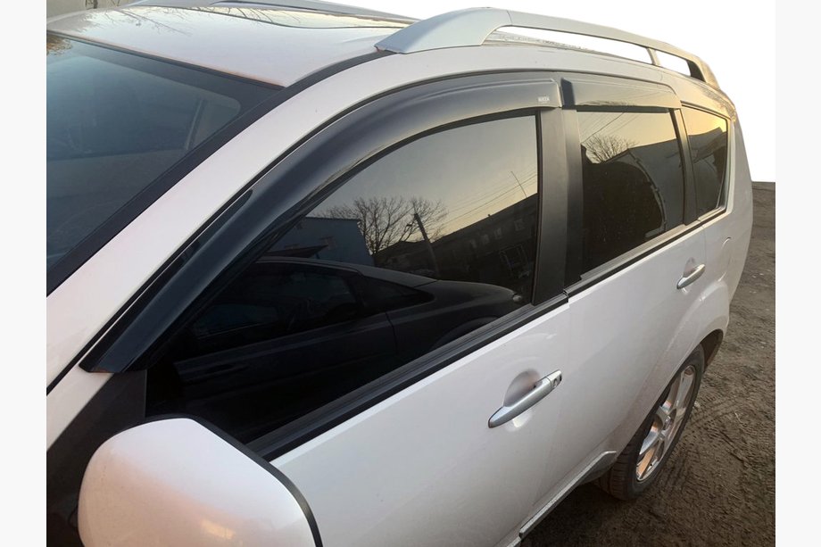 Mitsubishi Outlander 2006–2012 Ofuky oken (4 ks, Niken) Image