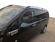 Mercedes Vito/V-class W447 2014– Spodní lišty oken po celé délce (8 ks, nerez) OmsaLine, L3, 2 boční dveře fotografie 1