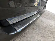 Mercedes Vito/V-class W447 2014– Ochranná lišta na zadní nárazník OmsaLine Černý chrom (nerez) fotografie 1
