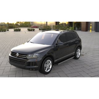 Boční nášlapy Duru (2 ks, hliník) Volkswagen Touareg 2010–2018 fotografie 3