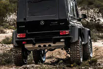 Mercedes G-Class W463 1990–2018 Ochrana zadního nárazníku (palivové nádrže) fotografie 1