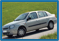 Renault Clio II 1998–2005 Nerezové kryty dveřních klik 2 ks, Carmos - turecká ocel fotografie 2